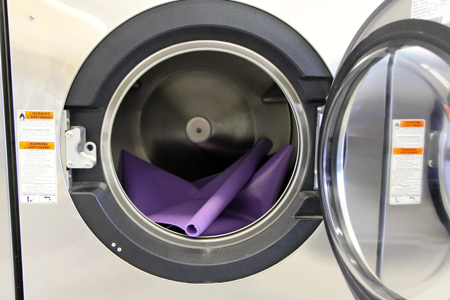 Yoga Mat in a Washing Machine