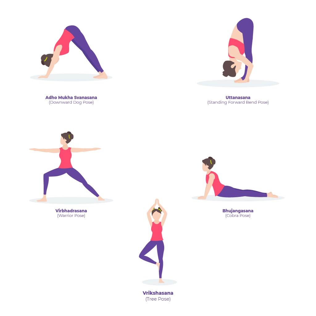 hatha yoga asanas sequence