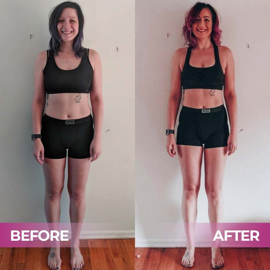 Yoga results before and after