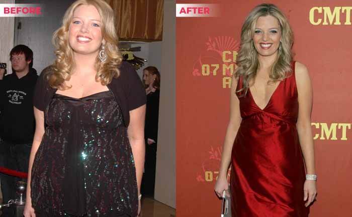 Melissa Peterman now and then