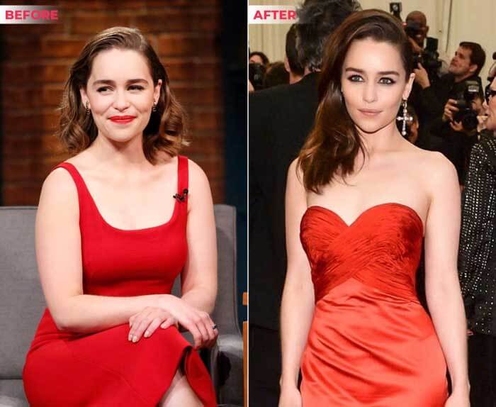 Emilia Clarke weight loss before after