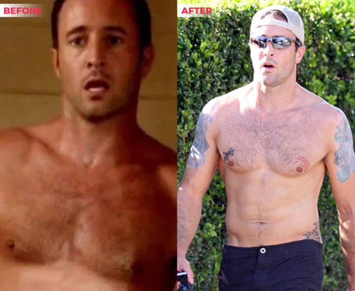 Alex o Loughlin Weight loss before after