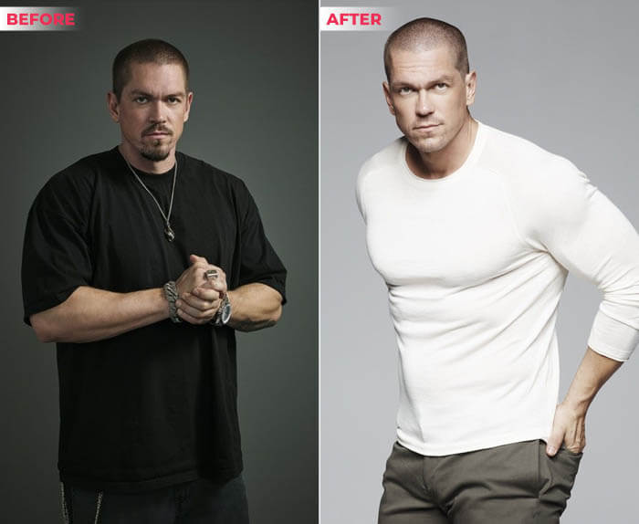 Steve Howey Weight loss before after