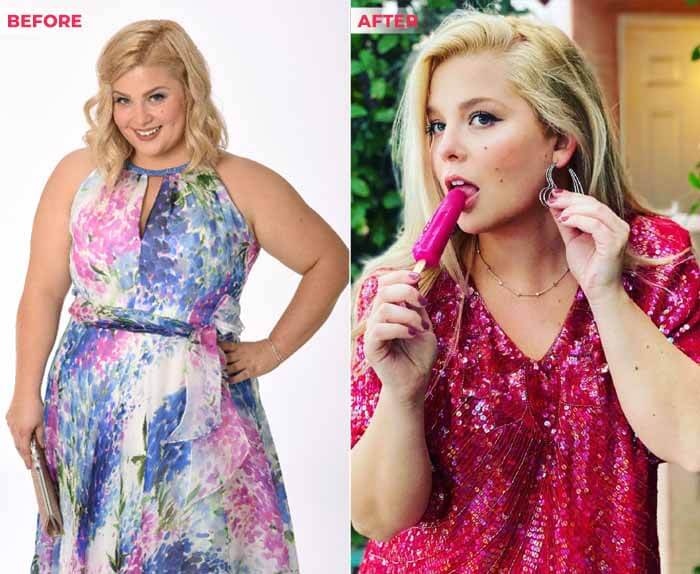 risa dorken weight loss before after