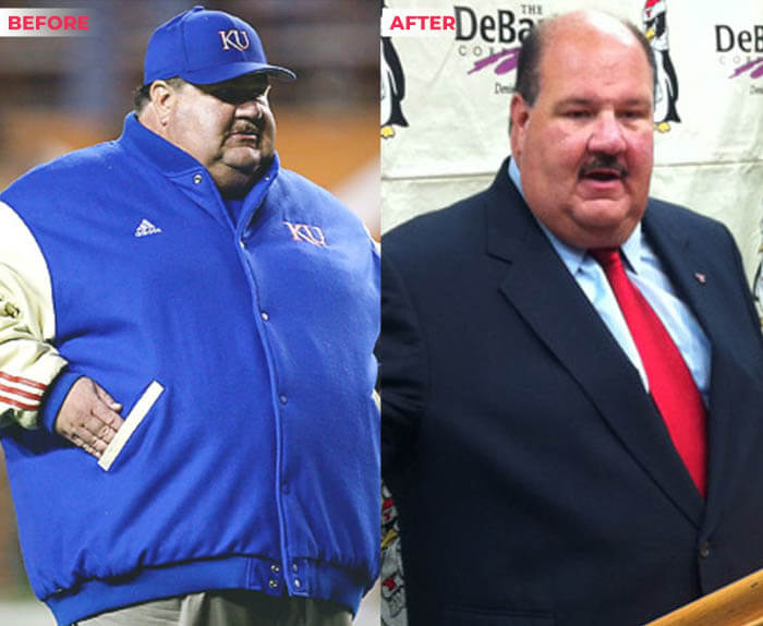 Mark Mangino Weight Loss before after