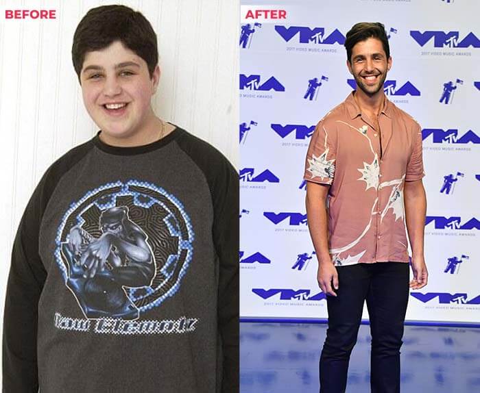 josh peck weight loss before after