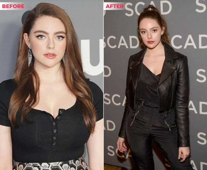 Danielle Rose Russell weight loss Before after