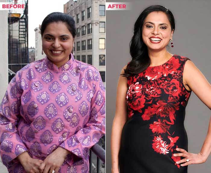 Maneet Chauhan Weight loss Before after