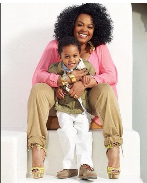 Jill Scott and her son Jet