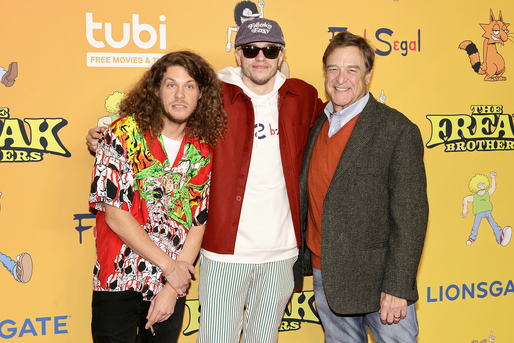 John Goodman, Blake Anderson and Pete Davidson 