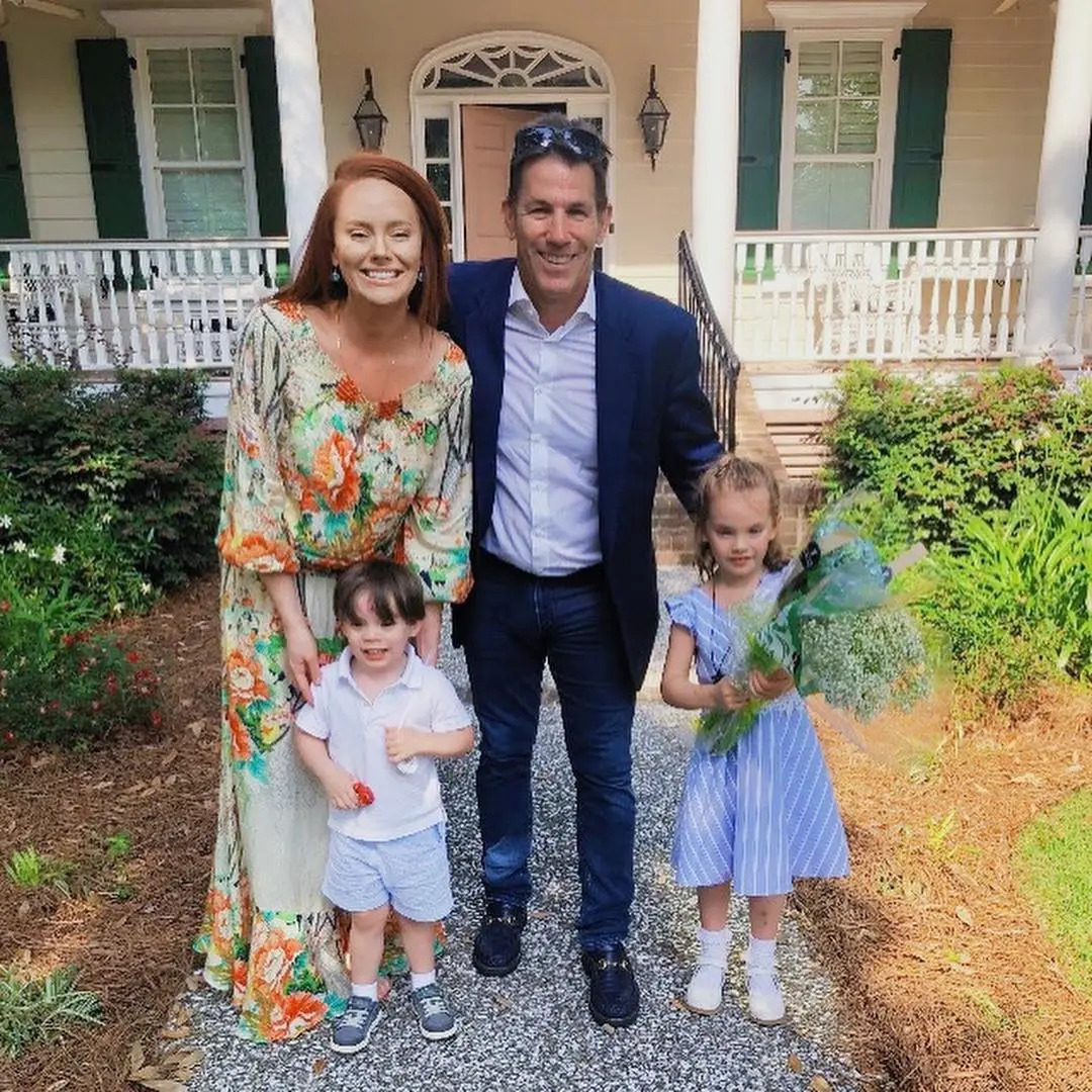 kathryn dennis with thomas ravenel and their children 