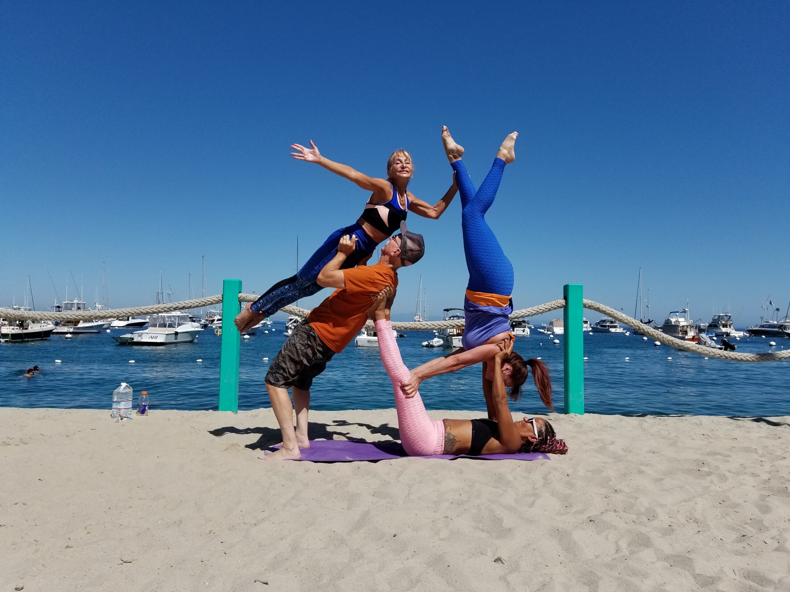 Hard Acro Yoga Pose